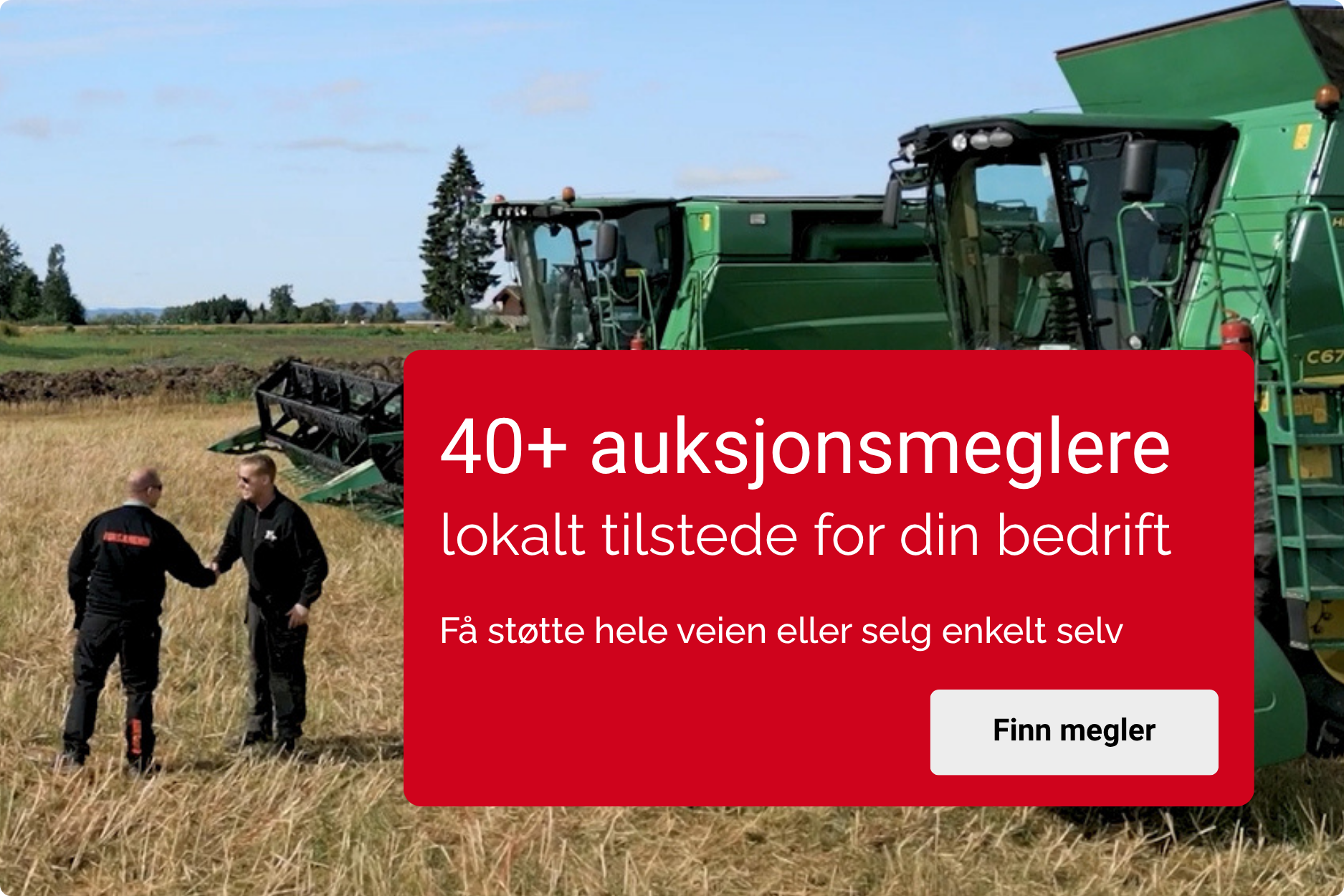 Kampanjebanner på Auksjonen.no